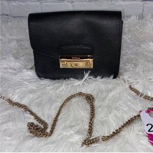 FURLA Metropolis Mini Crossbody Black